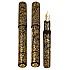 Phoenix Lacquer Art Ornaments Golden Moose & Flowers Fountain pen