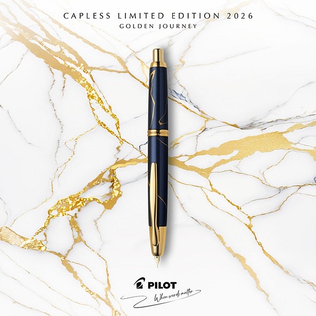 Pilot Capless Golden Journey 2026 Limited Edition Vulpen