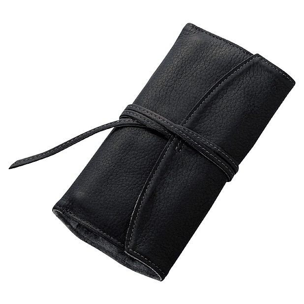 Pilot Pensemble Leather Pen Case with Zipper Case Black (3-delig)