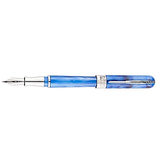 Pineider Avatar UltraResin Neptune Blue Caneta de Tinta Permanente