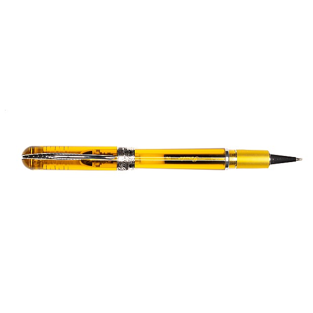 Pineider Avatar UltraResin Demonstrator Amber Rollerball