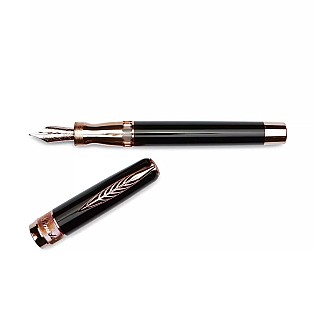 Pineider La Grande Bellezza Rock Black Night RGT Fountain pen