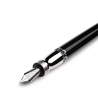 Pineider La Grande Bellezza Rock Black Night ST Fountain pen