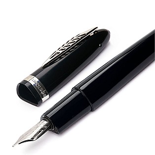 Pineider Modern Times Black ST Caneta de Tinta Permanente