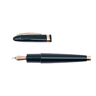 Pineider Modern Times British Racing Green RGT Caneta de Tinta Permanente