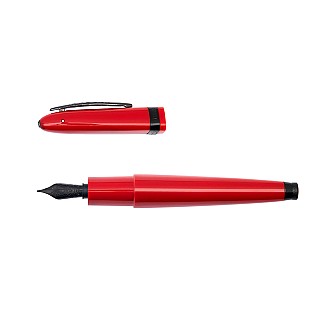 Pineider Modern Times Italy Racing Red RT Caneta de Tinta Permanente