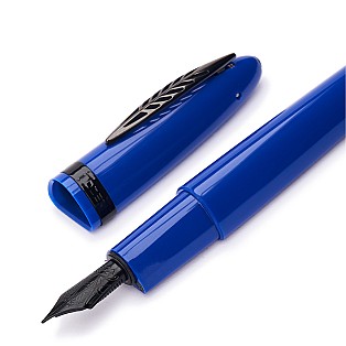 Pineider Modern Times Ocean Blue RT Caneta de Tinta Permanente