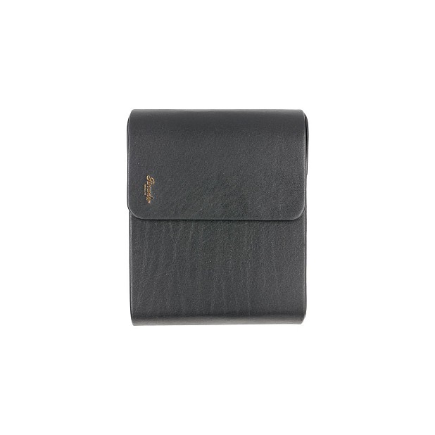 Pineider Leather Black Pen Pouch Sixfold