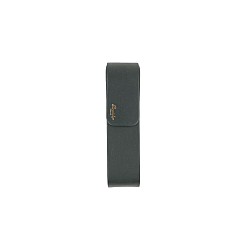 Pineider Leather Green Pen Pouch Double
