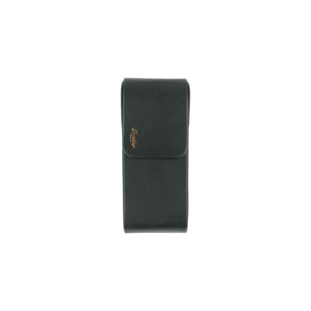 Pineider Leather Green Pen Pouch Triple