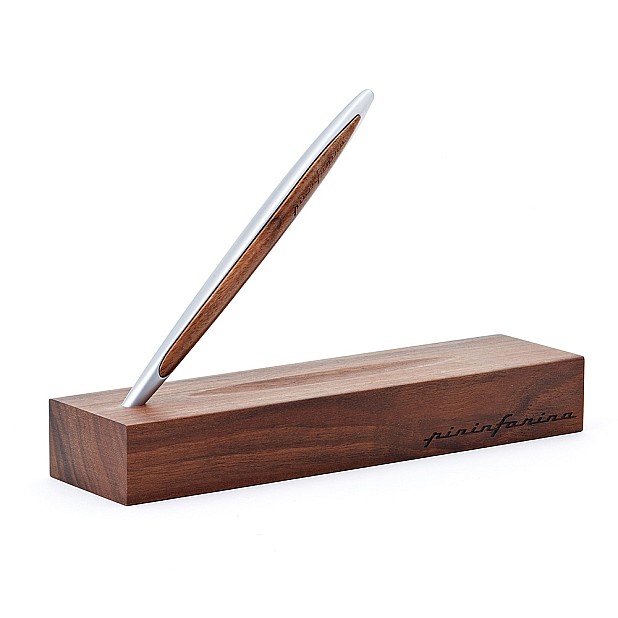 Pininfarina Cambiano Walnut Aluminum Ethergraf Lápis