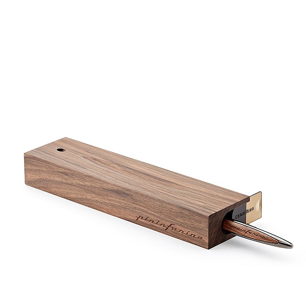 Pininfarina Cambiano Walnut Polished Black Ethergraf Ołówek