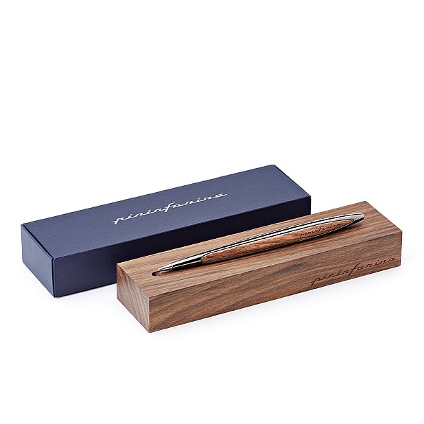 Pininfarina Cambiano Walnut Polished Black Ethergraf Ołówek
