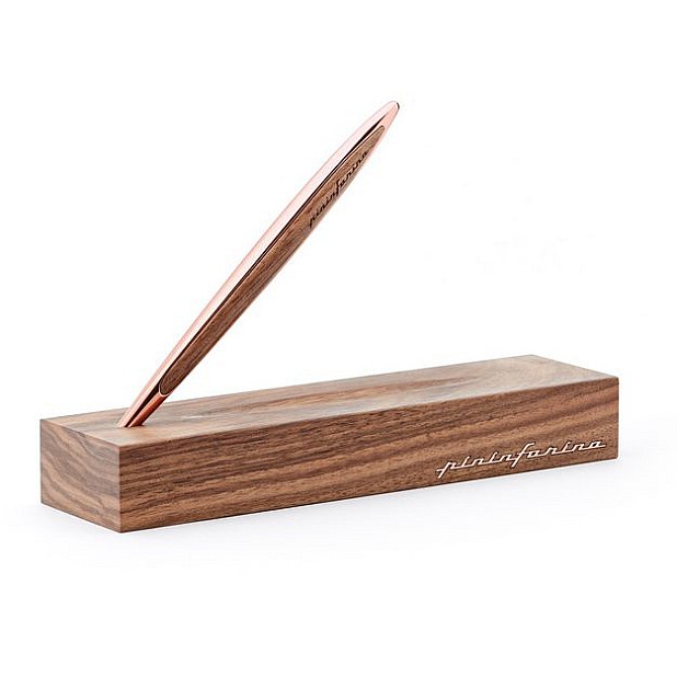 Pininfarina Cambiano Walnut Rose Gold Ethergraf Lápis