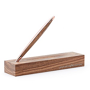 Pininfarina Cambiano Walnut Rose Gold Ballpoint