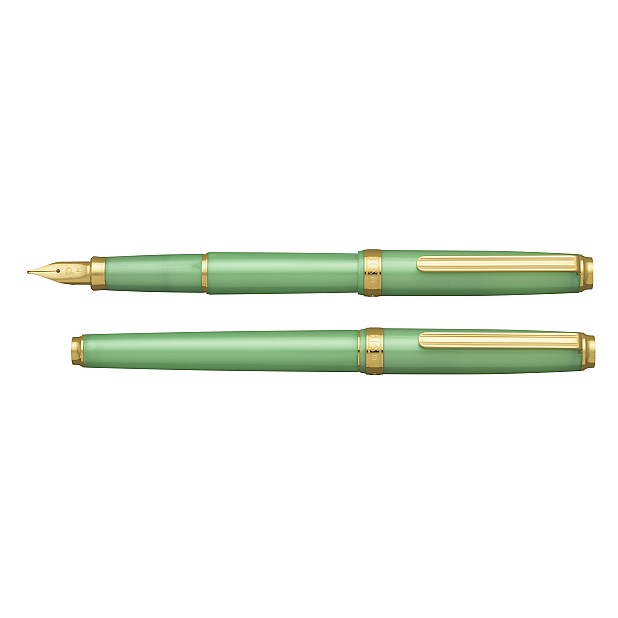 Platinum Biso Sparkle Mint Green GT Vulpen
