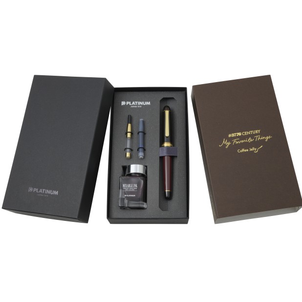 Platinum #3776 Century Favorite Things Collection Coffee Jelly Plumo Estilográfica
