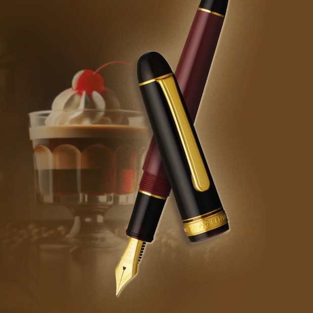 Platinum #3776 Century Favorite Things Collection Coffee Jelly Plumo Estilográfica