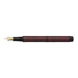 Platinum Izumo Bamboo Weaving Gozame Benikabairo Fountain pen