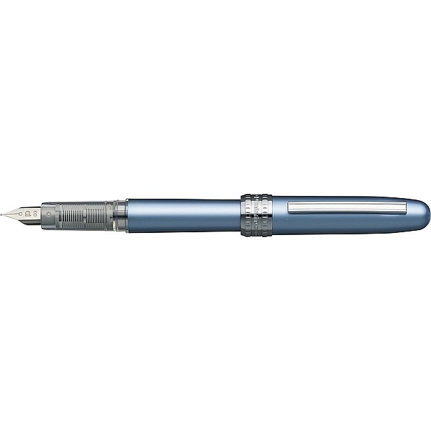Platinum Plaisir Frosty Blue Vulpen