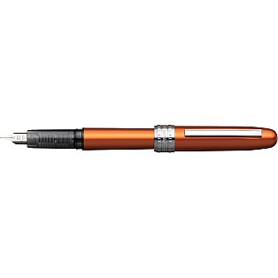 Platinum Plaisir Orange Caneta de Tinta Permanente