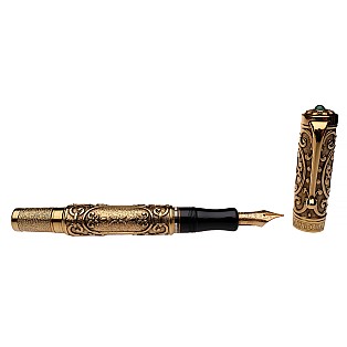 Aurora Benvenuto Cellini Solid Gold LE Vulpen Pre-owned