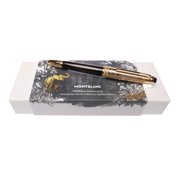 Montblanc Meisterstück Around the World in 80 Days Part 2 Doué Classique 145 Vulpen Pre-Owned