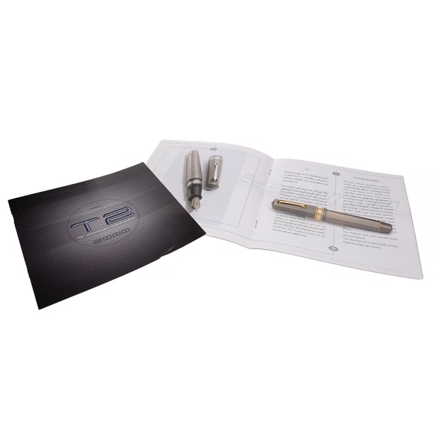 Omas T2 Paragon Titanio Fountain Pen Pre-owned