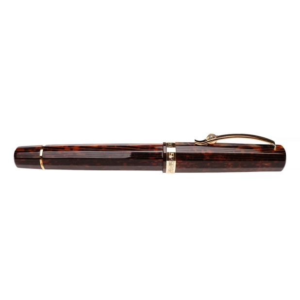 Omas Paragon Arco Brown Celluloid Vulpen Pre-owned