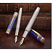 Onoto Horatio Nelson and Emma Hamilton Sterling Silver Fountain Pen Set Pre-owned