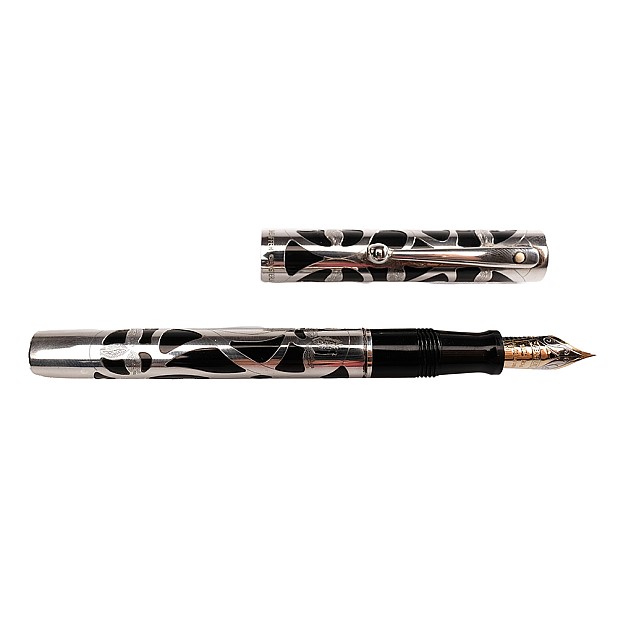 Sheaffer Nostalgia Fountain Pen met Kristallen Inktpot Pre-owned