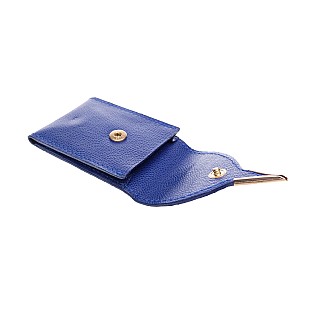 Sheaffer Leather Cartridge Holder Blue Pre-owned 