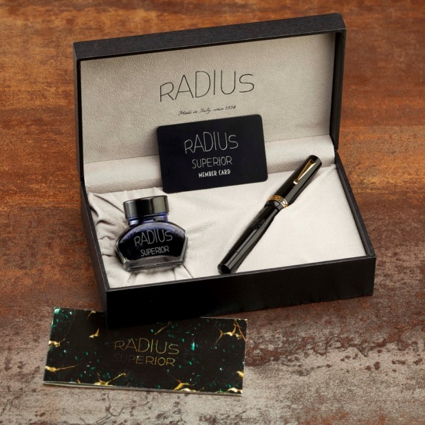 Radius Superior Corniglia Black Fountain pen