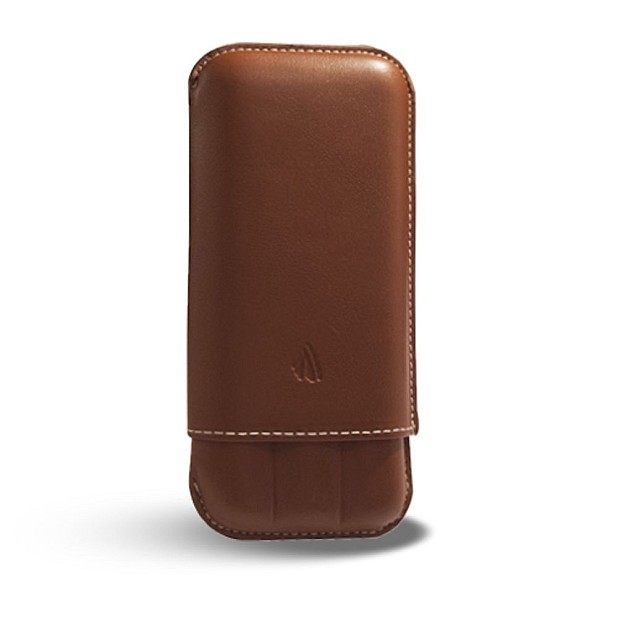 Récife Riviera Collector Cognac pen case (triple)
