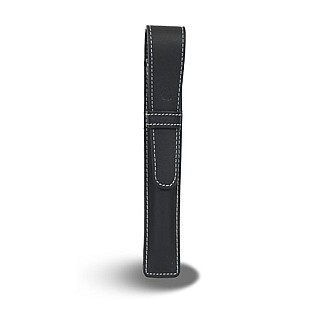 Récife Riviera Large Soft Black Flap Pen Case (Single)