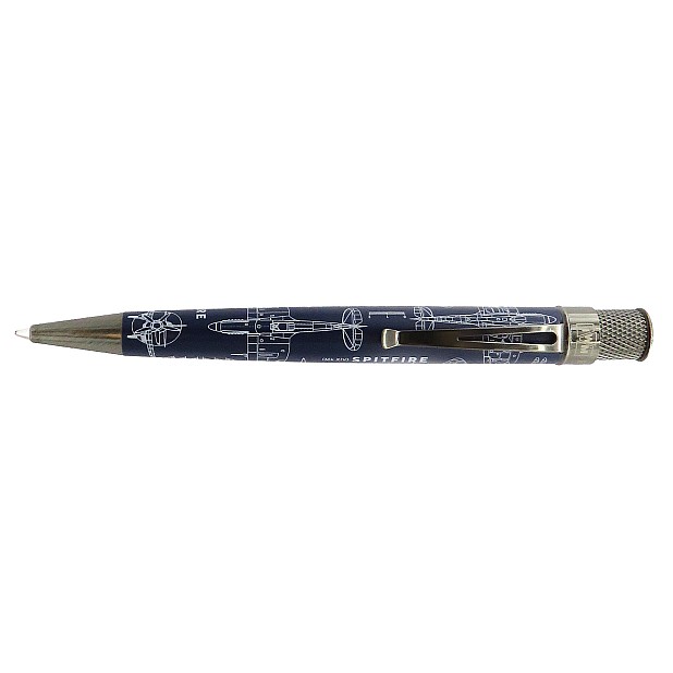 Retro 51 Spitfire Blueprint Rollerball / Ballpoint