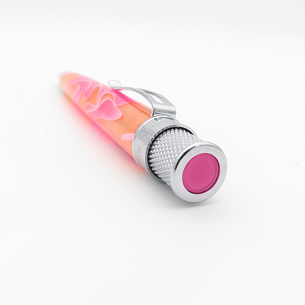 Retro 51 Tornado Acrylic Cosmic Swirl Pink & Orange Rollerball / Ballpoint