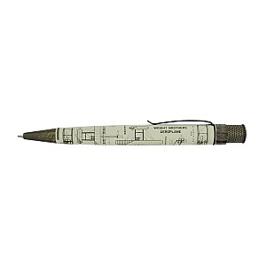 Retro 51 Tornado Smithsonian Wright Brothers Aeroplane Rollerball / Ballpoint