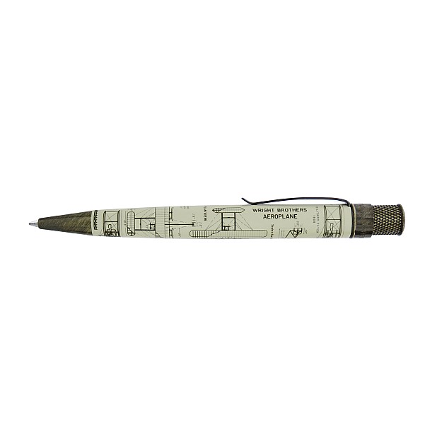 Retro 51 Tornado Smithsonian Wright Brothers Aeroplane Rollerball / Ballpoint
