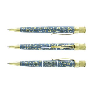 Retro 51 Tornado USPS Thank You Blue Gray Rollerball / Ballpoint