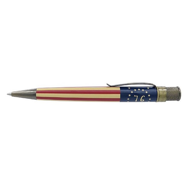 Retro 51 Tornado Vintage Metalsmith Bennington Flag Rollerball / Ballpoint