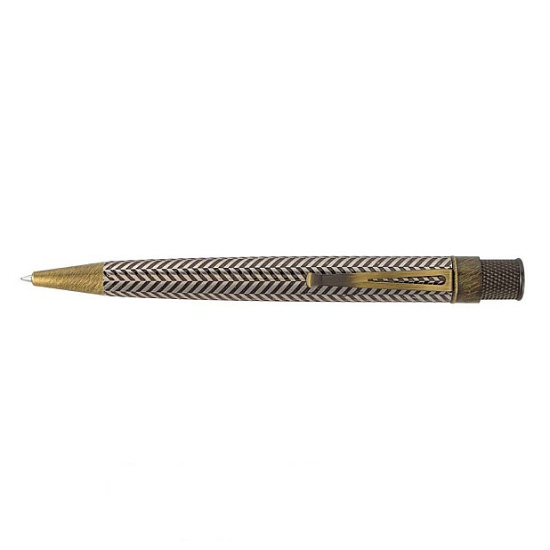 Retro 51 Tornado Vintage Metalsmith Roosevelt Rollerball / Balpen