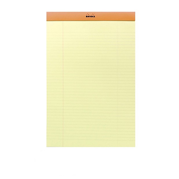 Rhodia No. 19 Notitieblok Geel Gelinieerd A4
