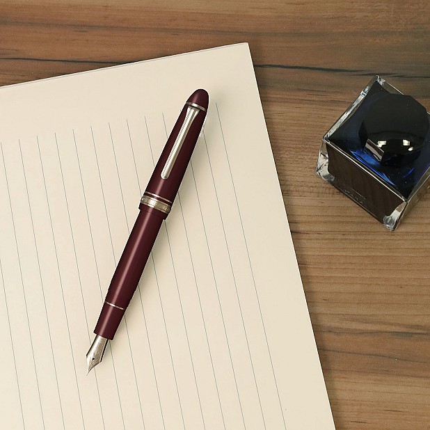 Sailor 1911L 14k Red GT Pluma Estilográfica