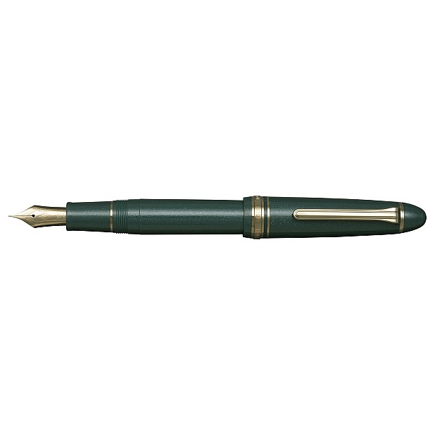 Sailor 1911L 18k Shining Green GT Fountain pen