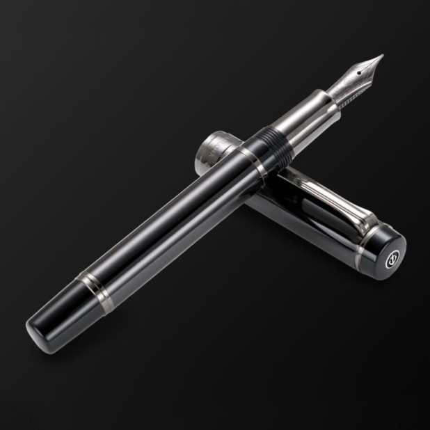 Sailor Cylint Black Stainless Steel Reservoarpenna