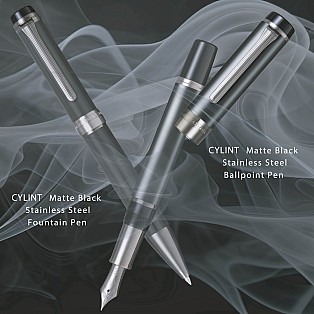 Sailor Cylint Matte Black Stainless Steel Ballpoint