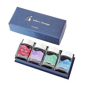 Sailor Ink Blend 20th Anniversary Milestone Ink – Sailor's Voyage Ink Set - 4x 20ml Ink Bottles