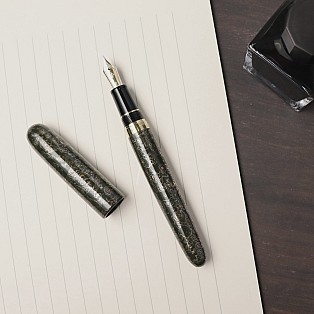 Sailor Rei 4th Aomori Fugamon-nuri Tokiwa-Iro Fountain pen