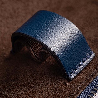 Scribo Astoz Blu Notte Pen Pouch (Double)